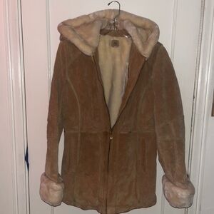 Wrangler Women's Brown Fur Jacket